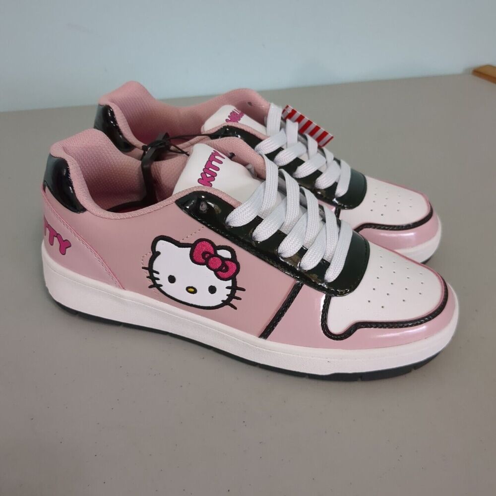 Hello Kitty by Sanrio Women's Pink Casual Court Sneakers Size 8 shoes New - Picture 5 of 5
